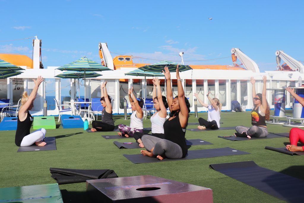 Girls Getaway with Bahamas Paradise Cruise Line-5.2- Yoga