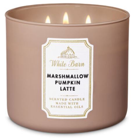 bath and body works vanilla latte candle