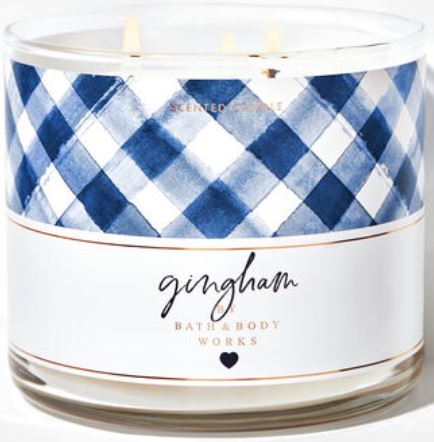 Gingham Candle